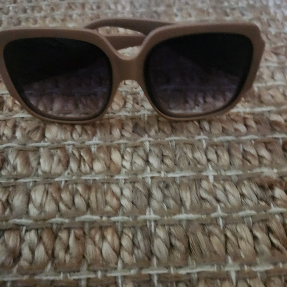 CHANEL Tan Sunglasses
